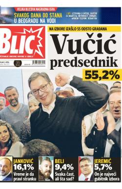 Blic - broj 7233, 3. apr 2017.