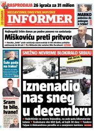 Informer - broj 184, 10. dec 2012.