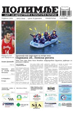 Polimlje, Prijepolje - broj 3046, 5. jun 2025.