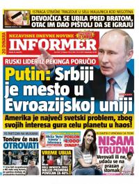Informer - broj 1536, 16. maj 2017.