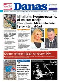 Danas - broj 6511, 28. jul 2015.