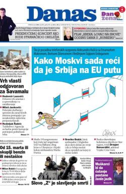 Danas - broj 8926, 8. mar 2022.