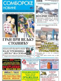 Somborske novine - broj 3266, 27. jan 2017.