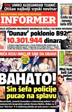 Informer - broj 454, 29. okt 2013.