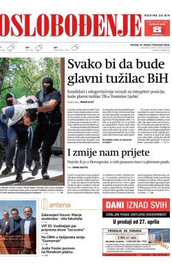 Oslobođenje - broj 25653, 27. apr 2018.