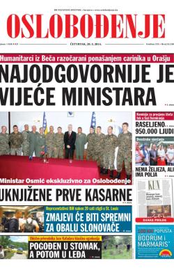 Oslobođenje - broj 24.240, 29. maj 2014.