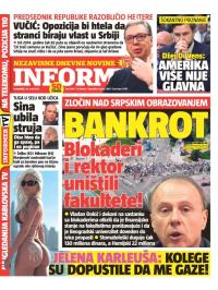 Informer - broj 3987, 26. maj 2025.
