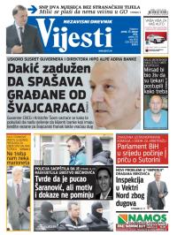 Vijesti - broj 6043, 23. jan 2015.