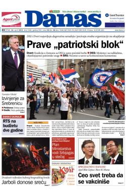 Danas - broj 5688, 26. apr 2013.