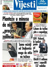 Vijesti - broj 5596, 5. dec 2013.