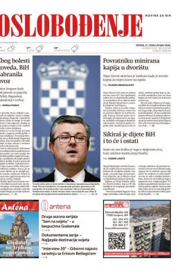 Oslobođenje - broj 24.990, 17. jun 2016.
