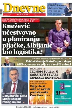 Dnevne novine - broj 3130, 22. okt 2021.