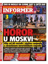 Informer - broj 3632, 23. mar 2024.