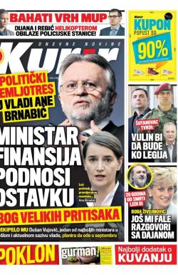 Kurir - broj 1282, 31. avg 2017.