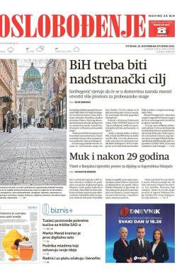Oslobođenje - broj 26847, 23. nov 2021.