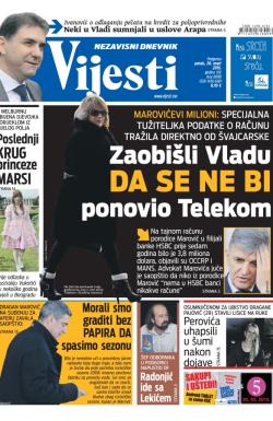 Vijesti - broj 6099, 20. mar 2015.
