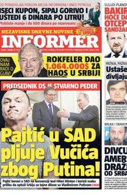 Informer - broj 1294, 30. jul 2016.