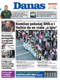 Danas - broj 9997, 22. avg 2025.