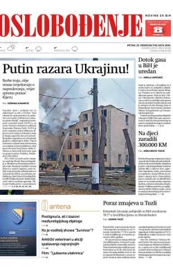 Oslobođenje - broj 26926, 25. feb 2022.