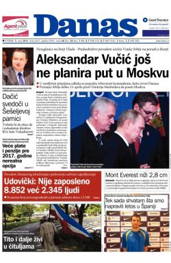 Danas - broj 6427, 5. maj 2015.