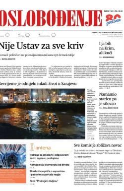 Oslobođenje - broj 27203, 20. jan 2023.