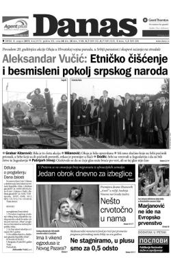 Danas - broj 6519, 5. avg 2015.