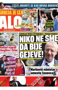 Alo - broj 2717, 17. sep 2015.