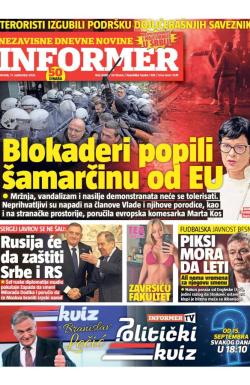 Informer - broj 4080, 11. sep 2025.