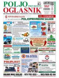 Poljoprivredni Oglasnik - broj 383, 24. okt 2018.