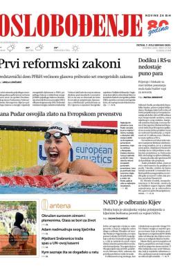 Oslobođenje - broj 27343, 7. jul 2023.
