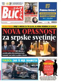 Blic - broj 6733, 10. nov 2015.
