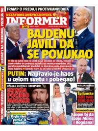 Informer - broj 3733, 23. jul 2024.