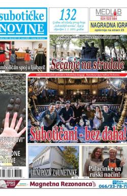 Nove Subotičke novine - broj 415, 28. mar 2025.