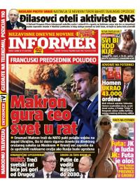 Informer - broj 3626, 16. mar 2024.