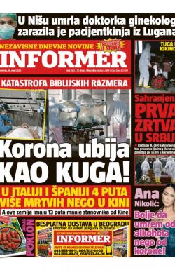 Informer - broj 2412, 26. mar 2020.