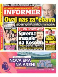 Informer - broj 3139, 13. avg 2022.