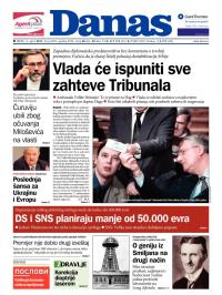 Danas - broj 6393, 1. apr 2015.