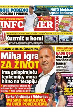 Informer - broj 2198, 15. jul 2019.