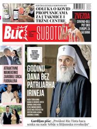 Blic - broj 8883, 20. nov 2021.