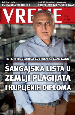 Vreme - broj 1496, 5. sep 2019.