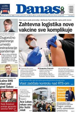 Danas - broj 8444, 11. nov 2020.