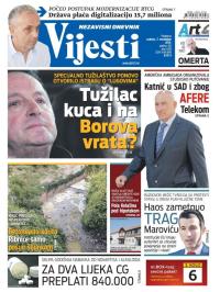 Vijesti - broj 6329, 7. nov 2015.
