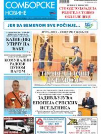 Somborske novine - broj 3381, 12. apr 2019.
