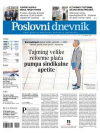 Poslovni Dnevnik - broj 5011, 22. jan 2024.