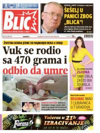 Blic - broj 6704, 12. okt 2015.