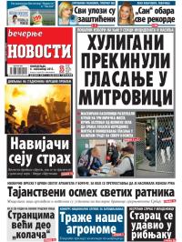 Večernje novosti - broj 1081, 4. nov 2013.
