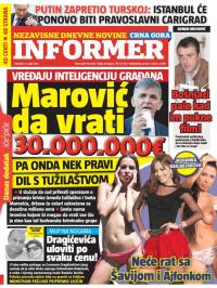 Informer CG - broj 1209, 21. apr 2016.