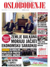 Oslobođenje - broj 24.350, 16. sep 2014.