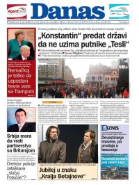 Danas - broj 7490, 2. apr 2018.