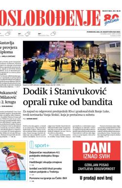 Oslobođenje - broj 27252, 20. mar 2023.